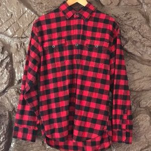 Men’s Black & Red Flannel